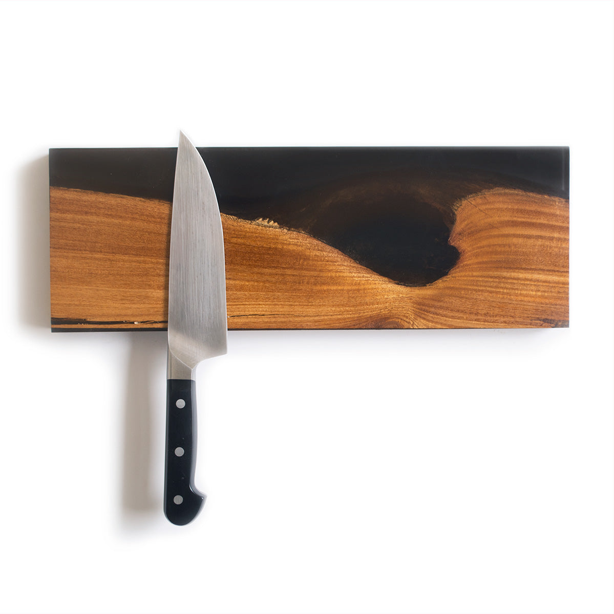 Magnetic Knife Block Holder,kitchen Knives Sets Holder,housewarming  Gift,christmas Gift,knife Block Wood Epoxy Resin,live Edge Knife Block 